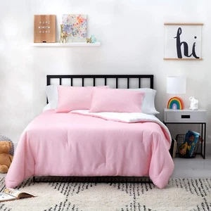 Microfiber Designer Comforter - Polka Dot , Full, Pink - Picture 1 of 3