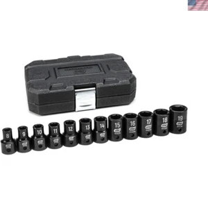 25 Pc. 1/2" Drive 6 Pt. Impact Metric Socket Set, Standard - - Bild 1 von 2