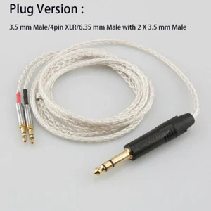 Cable para auriculares 16 núcleos plateado para HiFiman Sundara Ananda HE1000se HE6se HE400 - Imagen 1 de 15