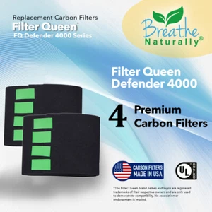 Replacement Carbon Filters For Filter Queen Defender 4000 Series Air Purifiers - Picture 1 of 11