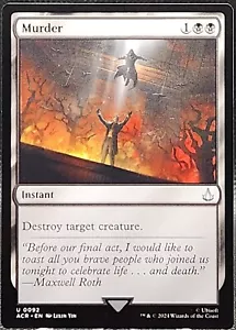 Murder #0092 MTG: Assassin's Creed Regular Uncommon *Buy 2 Get 1 - Picture 1 of 3