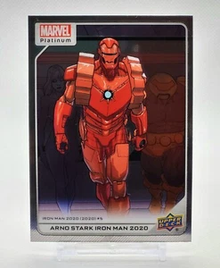 2023 Upper Deck Marvel Platinum Arno Stark Iron Man 2020 #177 - Picture 1 of 2