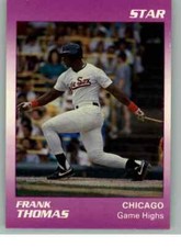1991 Star Frank Thomas  card #9 of 11 **** Whitesox *** Rare Oddball card