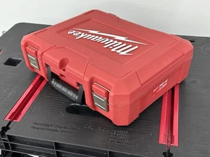 Milwaukee Red 2407-22 M12 3/8" Hammer Drill Driver Lockable HARD CASE ONLY - Picture 1 of 6