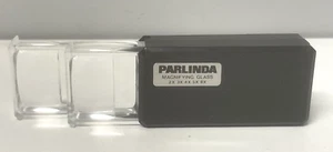 Magnifier Glass Sliding pocket Parlinda 2X 3X 4X 5X 8X portable EUC Retractable - Picture 1 of 7