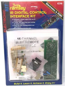 NEU Menge 1, 16 Kanal IR/RF Fernbedienung. Elektronikunterricht. HIER16. - Bild 1 von 3