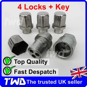 4x ALLOY WHEEL LOCKING NUTS FOR JAGUAR XJ 1968-2003 (1/2 UNF) LUG BOLTS [Q0t] - Picture 1 of 9