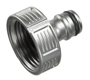 GARDENA Premium Hahnverbinder 33,3 mm Gewinde 1 Zoll 18242 Hahnstück Metall - Picture 1 of 6