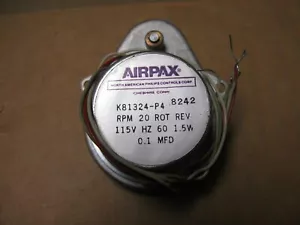 Motor AIRPAX K81324-P4 RPM 20 ROJO REV 115V HZ 60 1.5W 0.1 MFD - Imagen 1 de 2