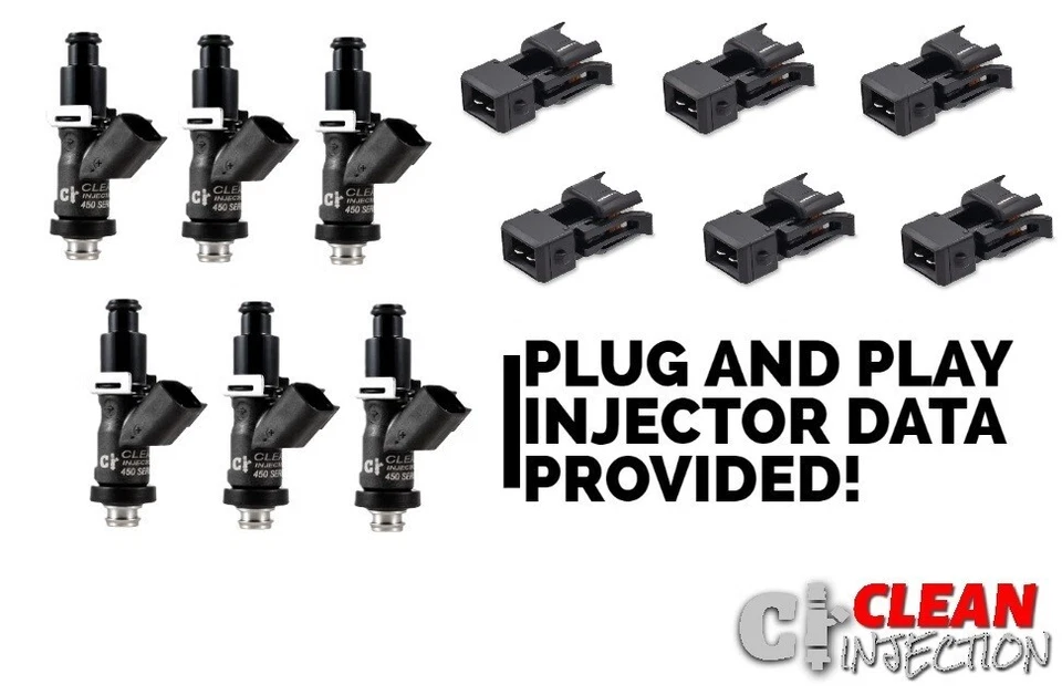 Injetores de combustível ACURA NSX 1991-2002 C30A 3.0L 450cc injeção limpa série 450 - Imagem 1 de 1