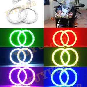for Honda CBR 929RR 00-01 headlight RGB halo ring Demon LED bluetooth DRL lamp - Picture 1 of 16