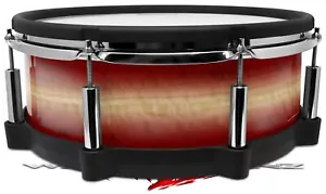 Wrap for Roland vDrum Shell PD140 Exotic Wood Beeswing Eucalyptus Burst Red Cher - Picture 1 of 4