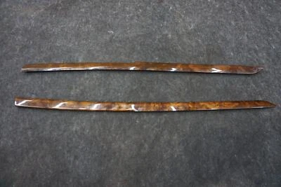 Conjunto painel frontal esquerdo direito console central acabamento em madeira 51169160541 BMW 760i 2010-14 - Imagem 1 de 4