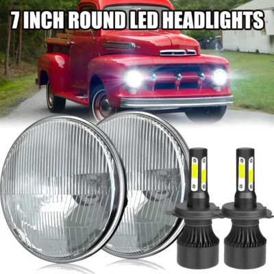 2 faros LED DRL 7 pulgadas para camioneta Chevrolet G10 G20 1947-1957 Foto 1 de 4