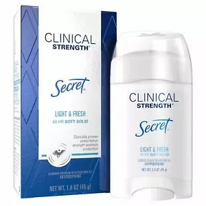 Secret Clinical Strength Antiperspirant Deodorant Soft Unscented 1.6oz 12 Pack - Picture 1 of 2