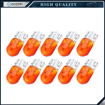 10pcs/lot 12V 5W Yellow Side Marker Light Lamp Halogen Bulbs T10 168 194 501 - Изображение 1 из 4