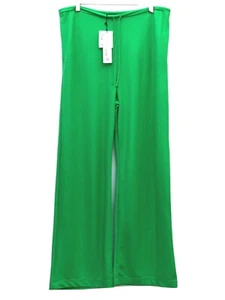 Zara Verde Ancho Pierna Vaporoso Pantalón Talla Grande Ref. 0264 806 - Imagen 1 de 7