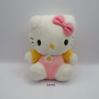 Hello Kitty C3103 Sanrio Smiles Pink Flower Plush 6" Stuffed Toy Doll Japan 