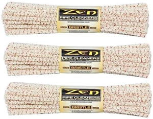 ZEN Bundles Zen Pipe Cleaners Hard Bristle, 132 Count (Pack of 3),Yellow - Picture 1 of 12