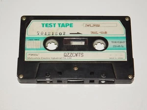 Vtg Matsushita Cassette Test Tape Made In Japan Rare - Picture 1 of 2