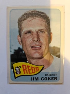 Jim Coker Topps 1965 #192 en muy buen estado/ex envío combinado - Imagen 1 de 2