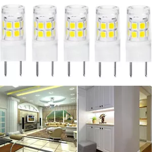 5X White G8 LED Bulb 120V 20W Halogen Replacement Bulb For Under-Cabinet Light - Picture 1 of 9