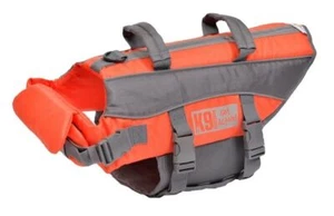 K9 Pursuits Swimming Float Vest Coat Water Life Jacket Orange Medium - Picture 1 of 10