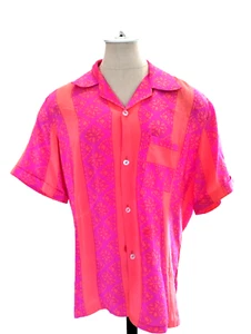 Mod 60er Jahre Shirt Neu machen! Herren Größe (42) 100% Polyesther Einnadel Schneiderei - Bild 1 von 6