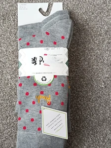 Pringle 3 Pack Socks - Grey Patterned - Size UK 7-11 (EUR 41-46) - New With Tags - Picture 1 of 9
