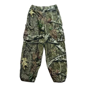 Mossy Oak Break Up Infinity Pants Boys 10/12 Large Camo Cargo Adjustable Waist - Picture 1 of 5