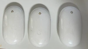 APPLE A1197 mouse lot (x3) mighty mouse wireless bluetooth - Picture 1 of 5