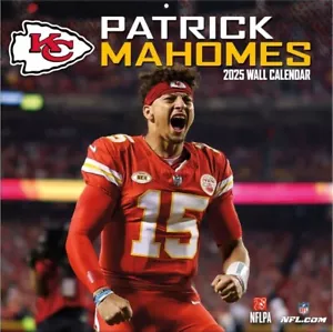 Calendario da parete Patrick Mahomes Kansas City Chiefs 2025 - Foto 1 di 3