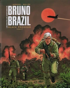 Les Nouvelles aventures de Bruno Brasile grafica romana rara copertina rigida fumetto - Foto 1 di 2