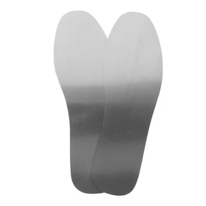 2 Pcs Stainless Steel Insole Man Work Protective Insoles Metal Boot - Picture 1 of 12