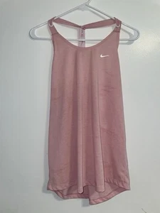 Nike Womans Medium Pink Razor Back Tank Top - Picture 1 of 3
