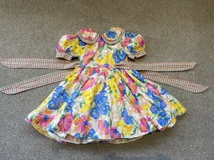 🌸TODDLER GIRLS SARAH LOUISE ROMANY FLORAL PARTY DRESS UNDERSKIRT AGED 2 YEARS🌸 - Picture 1 of 4