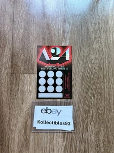 A24 Scratch Off Ticket With Zine 2025 - Imagen 1 de 4