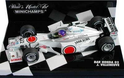 BAR Honda 02 Jacques Villeneuve - MINICHAMPS 430 000022 - Immagine 1 di 2