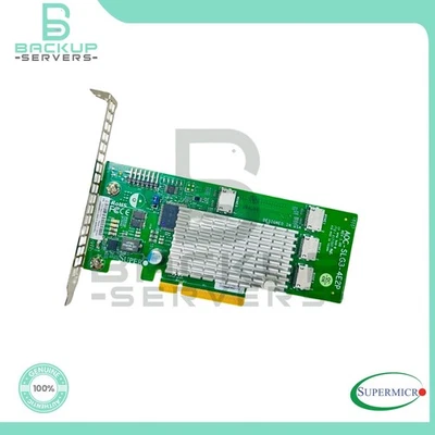 AOC-SLG3-4E2P SuperMicro 4-Port Gen-3 PCI-E x16 Internal NVMe Host Bus Adapter - Image 1 of 3