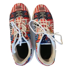 Donald Trump 2024 Defund The Media Sneaker EU 41 Men 8.5 UNISEX - Picture 1 of 6