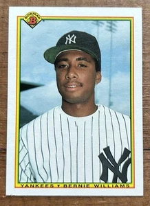 Bernie Williams 1990 Bowman ROOKIE RC card #439 NY New York Yankees MLB - Picture 1 of 2