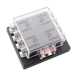 Portable DC 32V 8 Way Circuit Car Automotive ATC Fuse Box Fuse Holder - Picture 1 of 6