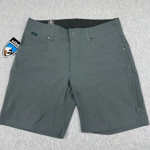 Kuhl Gray Silencr Kargo Shorts Ripstop Outdoor Hiking Work Men's Size 32 New - Picture 1 of 16