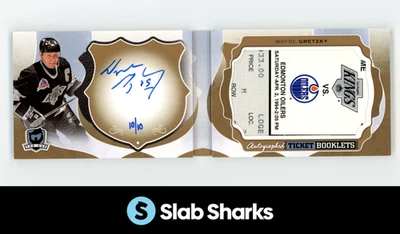 2016 UPPER DECK THE CUP #TB-WG WAYNE GRETZKY TICKET BOOKLET AUTO 10/10 - Imagem 1 de 4