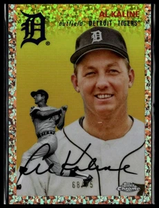 2023 Topps Chrome Platinum Anniv #78 Al Kaline Rose Gold Mini-Diamond Refr #/75 - Picture 1 of 2