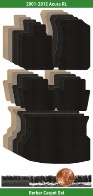 Lloyd Custom Berber Carpet Mat Set for 2001-2012 Acura RL (5 pieces) #9E - Image 1 of 4