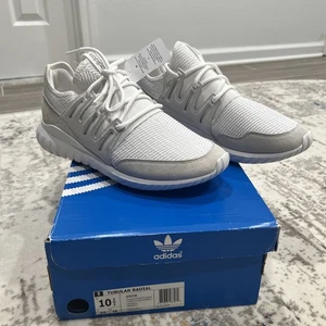 Sneakers Adidas Tubular Radial bianche taglia 11 - Foto 1 di 7