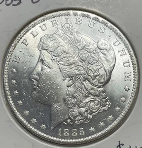 1885-O Morgan silver dollar - Picture 1 of 2