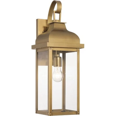 Iluminación Artcraft AC8180WB Madrid Lámpara de pared exterior latón desgastado Foto 1 de 4