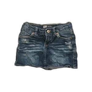 Levi’s Girls Denim Skirt/Scooter With Attached Shorts Size 6 REG - Picture 1 of 9